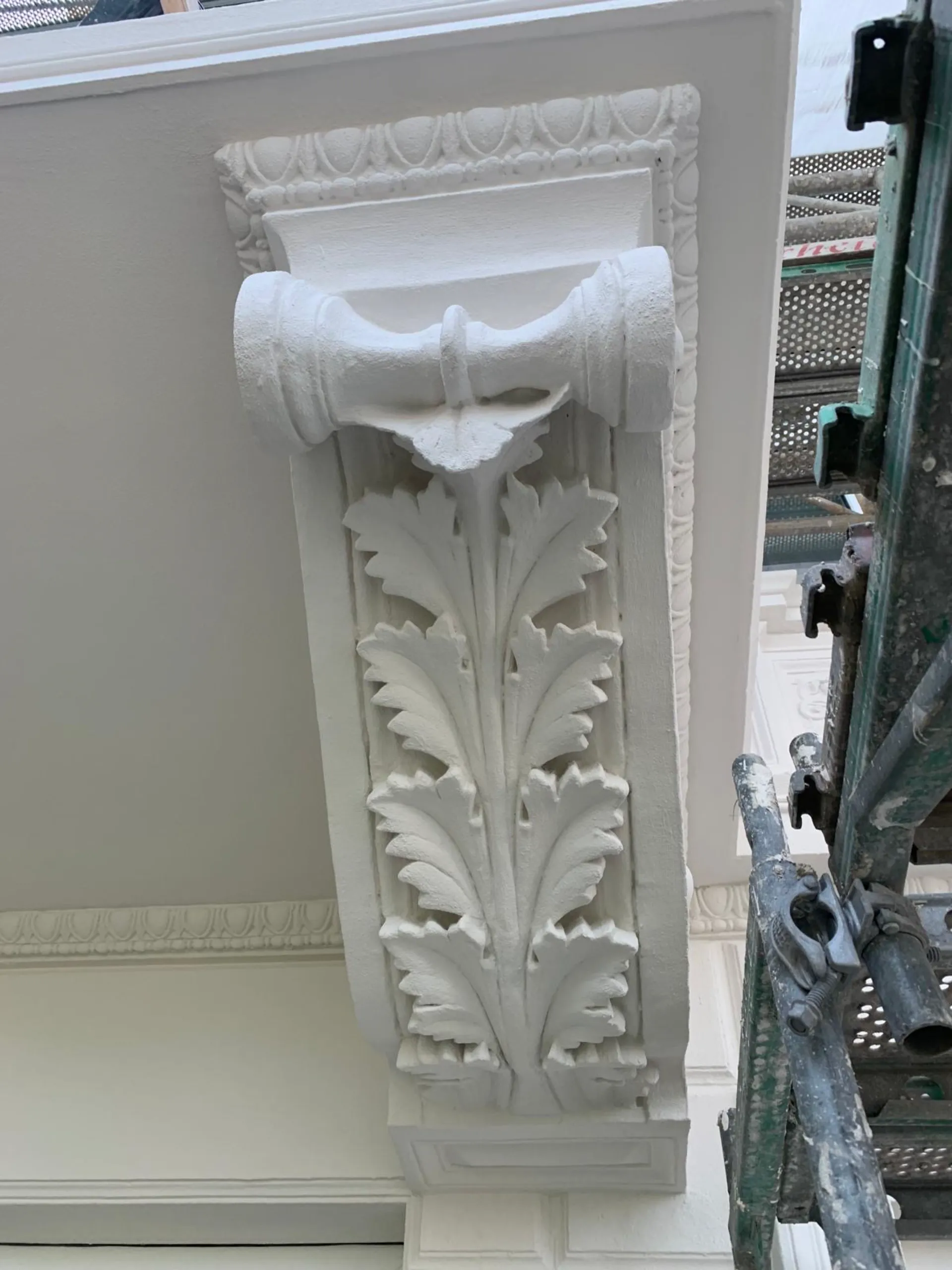 Restaurierung Stuckelement Wuppertal Klausen durch Stuckateurmeister Alexander Leubner